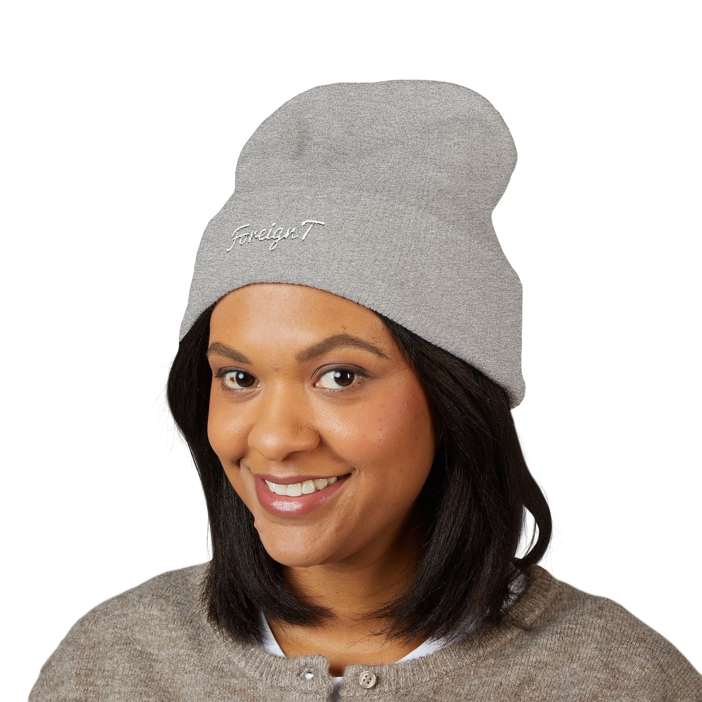 Foreign T Brand - Cuffed Beanie (Embroidery)