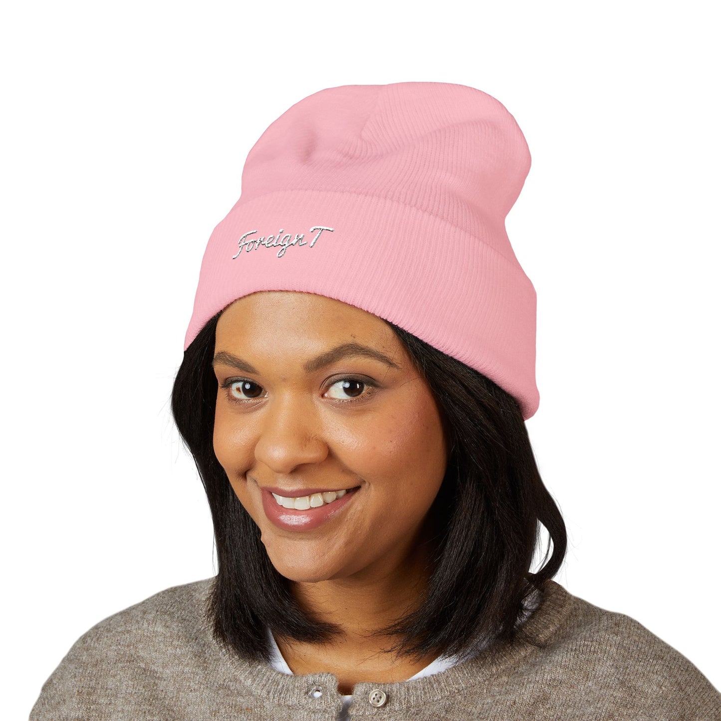 Foreign T Brand - Cuffed Beanie (Embroidery)