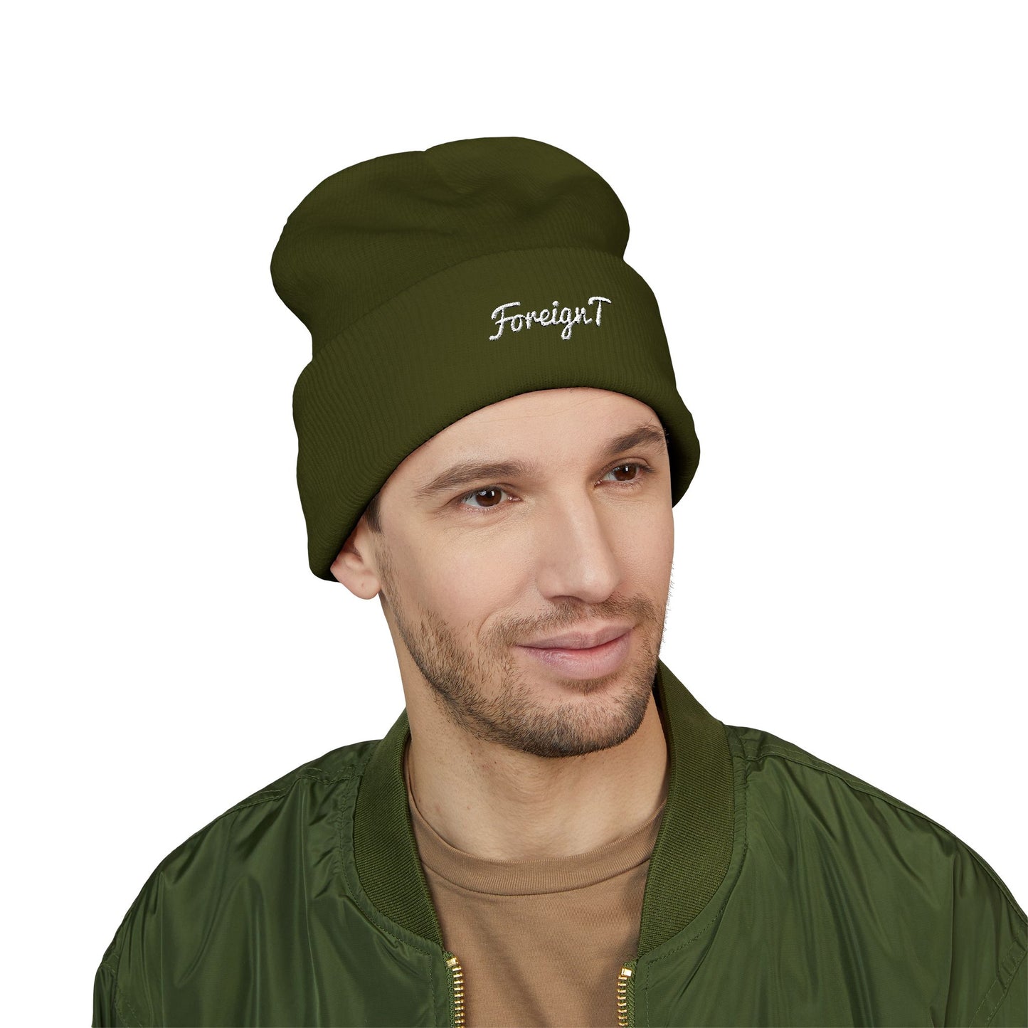 Foreign T Brand - Cuffed Beanie (Embroidery)