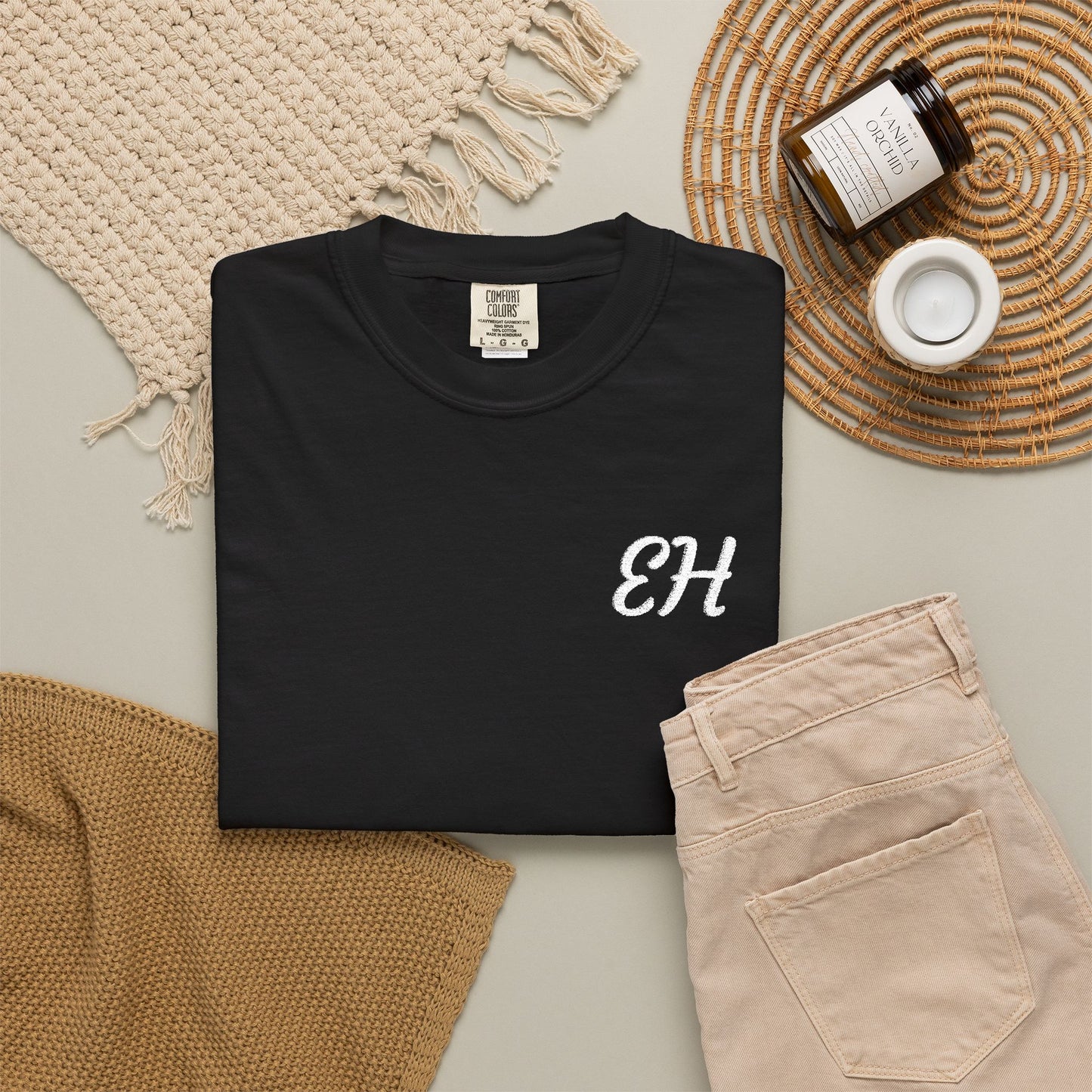 FT Signature Tee "Everyday Hussle" – Premium Embroidered T-Shirt by FT Collections