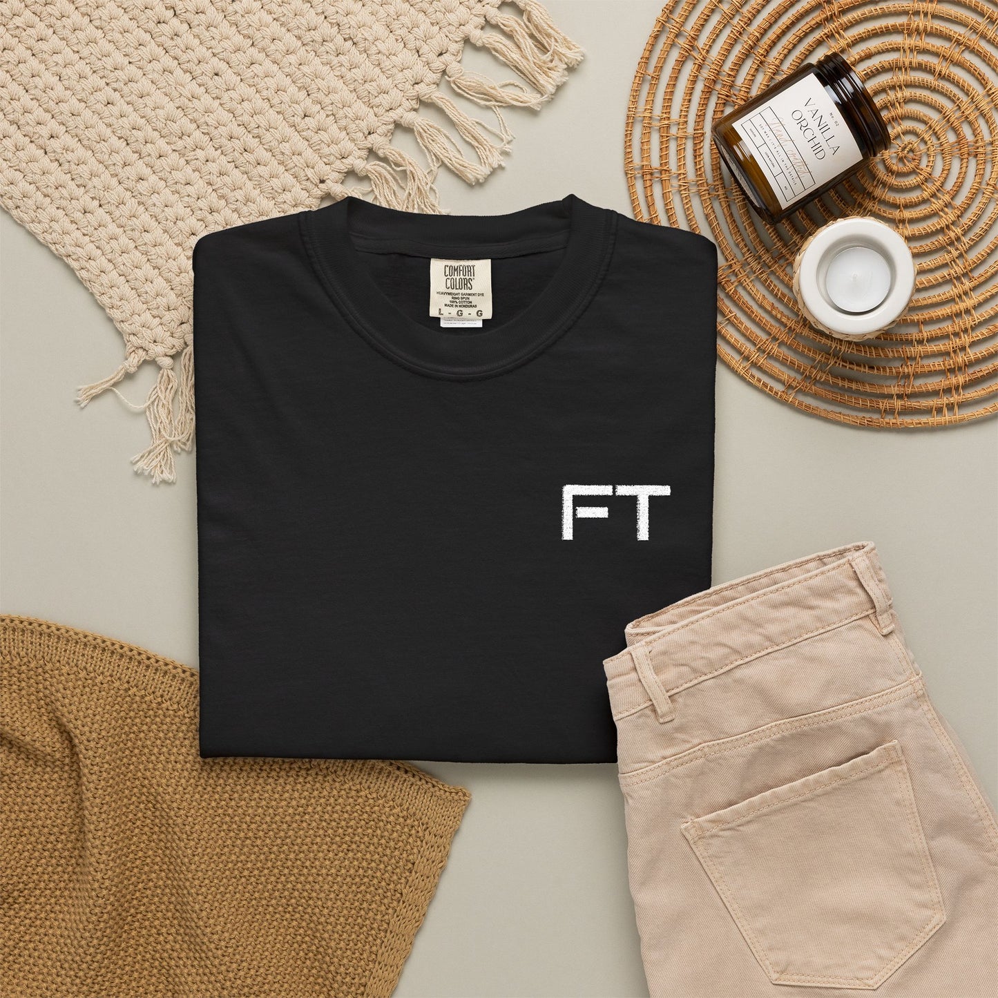 FT Signature Tee – Premium Embroidered T-Shirt by FT Collections