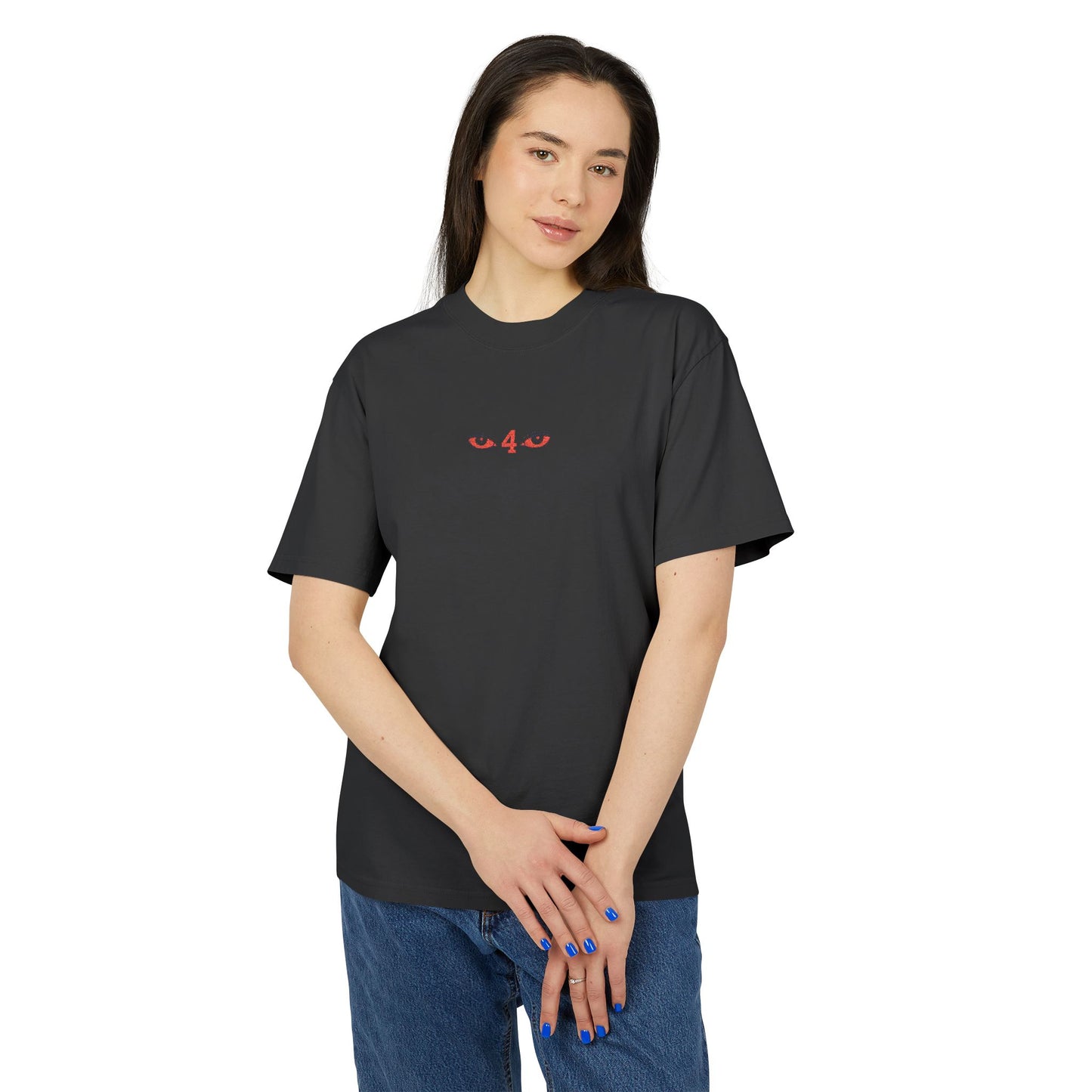 FT Signature Tee "Eye 4 Eye" – Premium Embroidered T-Shirt by FT Collections
