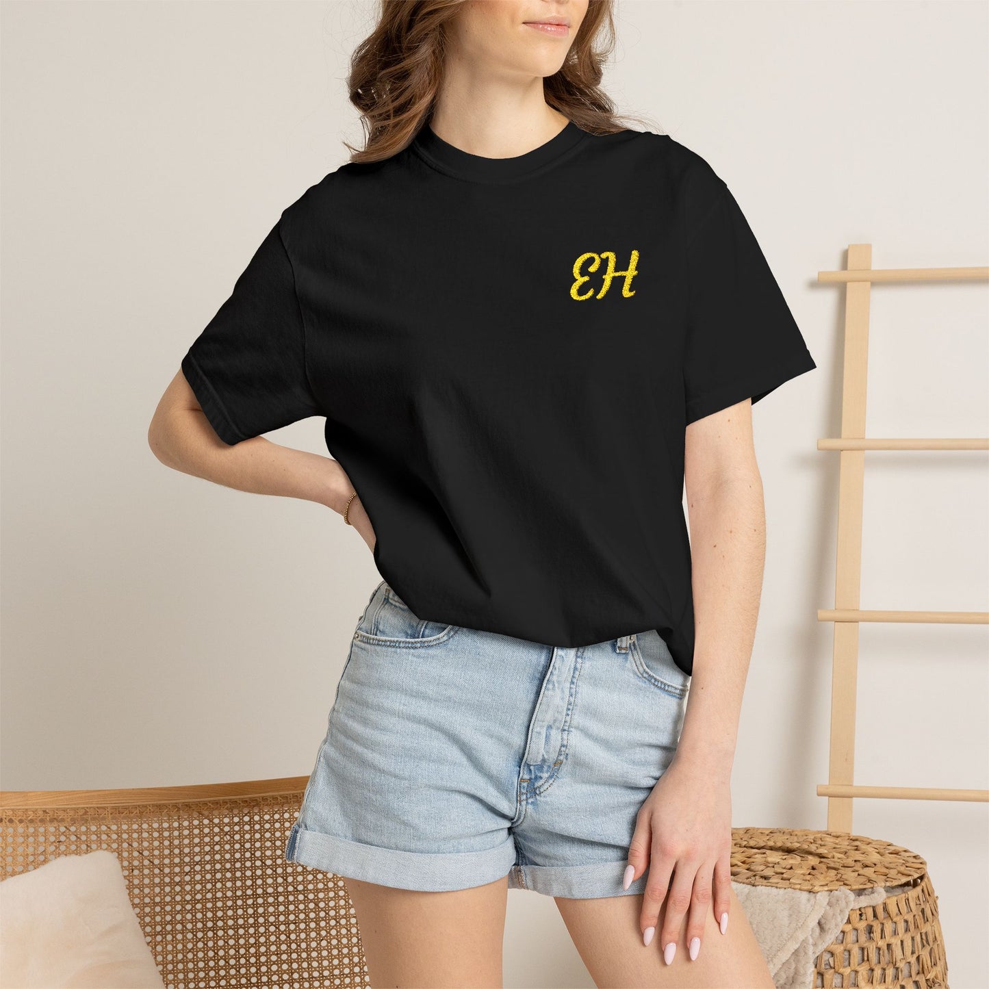 FT Signature Tee "Everyday Hussle" – Premium Embroidered T-Shirt by FT Collections