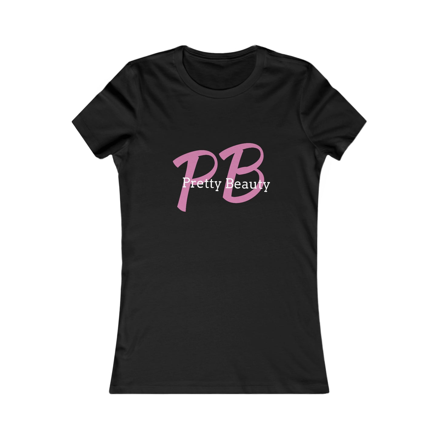 Pretty Beauty - Women's Favorite Tee (black/pink/white)