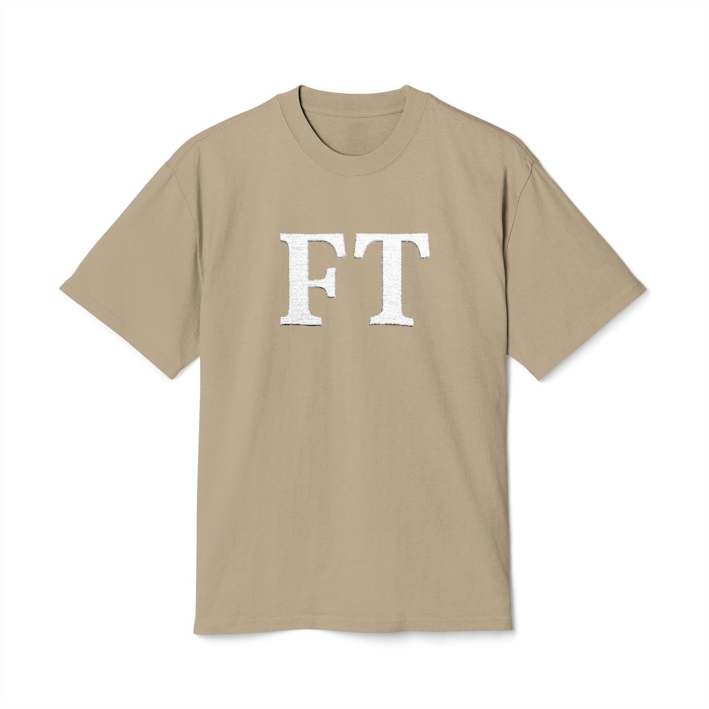 FT Signature Tee "Champagne Edition" – Premium Embroidered T-Shirt by FT Collections
