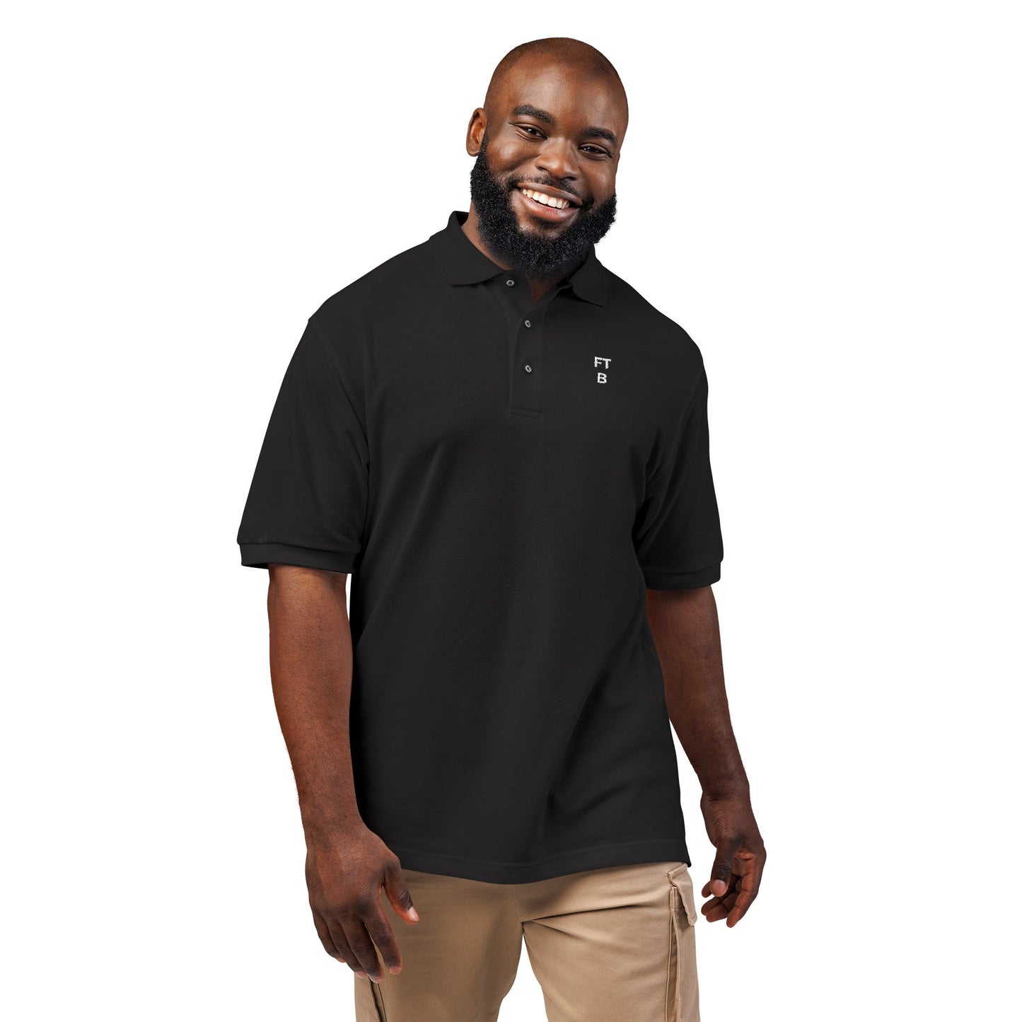 Polo signature FT « Marque FT » – Polo brodé haut de gamme par FT Collections