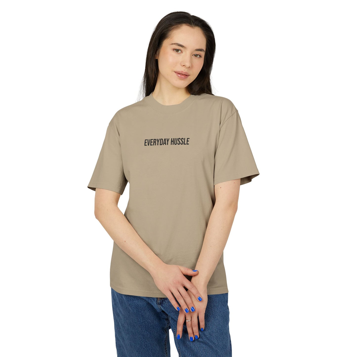 FT Signature Tee "Everyday Hussle" – Premium Embroidered T-Shirt by FT Collections