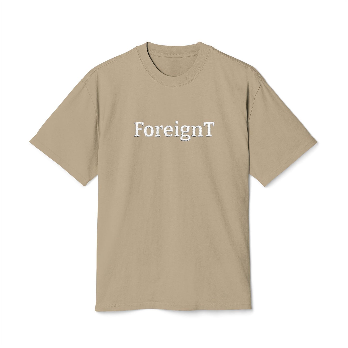 FT Signature Tee "Champagne Edition" – Premium Embroidered T-Shirt by FT Collections